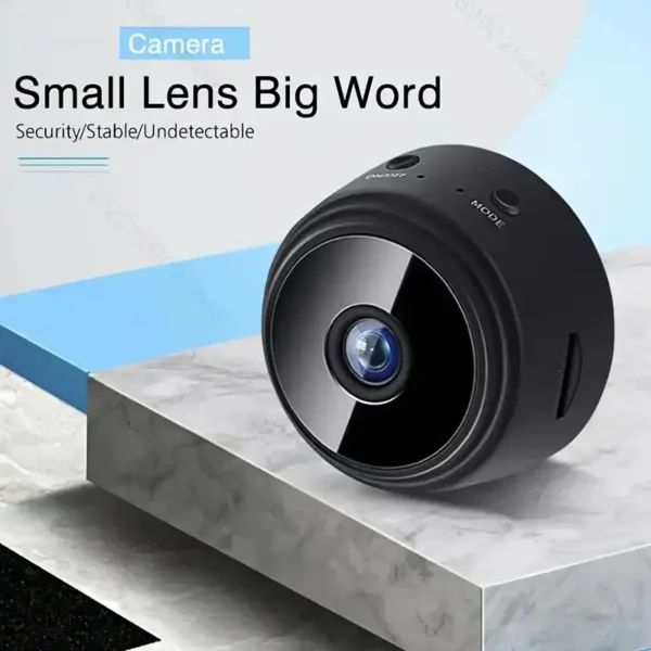 Camara de Seguridad Inteligente para el Hogar A9 con Wi-Fi, Batería Recargable y Carga Tipo-C, Monitoreo Remoto 24/7 vía Aplicación Móvil, Cámara de Vigilancia Interior para Escritorio en Casa/Oficina (), Diseño Elegante, Vídeo de Alta Calidad