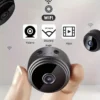 Camara Mini Espia Wifi de seguridad A9 con Wi-Fi, Batería Recargable y Carga Tipo-C, Monitoreo Remoto 24/7 vía Aplicación Móvil, Cámara de Vigilancia Interior para Escritorio en Casa/Oficina (), Diseño Elegante, Vídeo de Alta Calidad