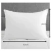 Almohada ergonómica rellena de fibra siliconada de algodón, diseñada para ofrecer un descanso confortable, fresco e higiénico. Ideal para cualquier posición al dormir. Medidas: 60x40 cm. Combo de 4 unidades por $59.900 con envío gratuito y pago contra entrega.