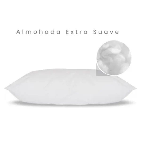 Almohada ergonómica rellena de fibra siliconada de algodón, diseñada para ofrecer un descanso confortable, fresco e higiénico. Ideal para cualquier posición al dormir. Medidas: 60x40 cm. Combo de 4 unidades por $59.900 con envío gratuito y pago contra entrega.