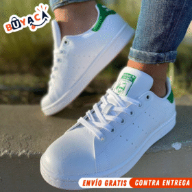 Adidas Stan Smith perfectas para los que buscan estilo y comodidad. Con un ajuste impecable, una suela con agarre y un diseño versátil, las combinaciones de colores verde, negro y blanco se adaptan a cualquier ocasión. ¡Elige la elegancia atemporal con confianza en cada paso!