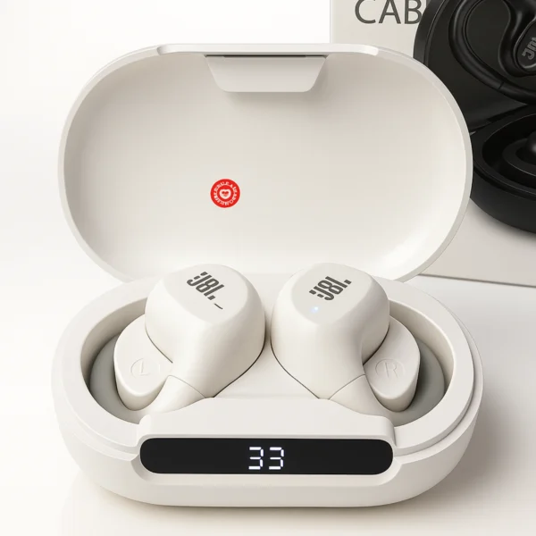 LOS AUDIFONOS MÁS RAROS JBL S200 y potentesDisfruta hasta 96 horas de música, sonido Hi-Fi con graves profundos, resistencia al agua IP7, y Bluetooth 5.3 con emparejamiento automático. Perfectos para entrenar, trabajar o relajarte, con pantalla LED y control total al alcance de tu mano.